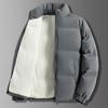 Winter Men Jacket Autumn Warm Fleece Fashion Thicke Cotton Padded Jackets Stand Collar Casual Coats Windproof