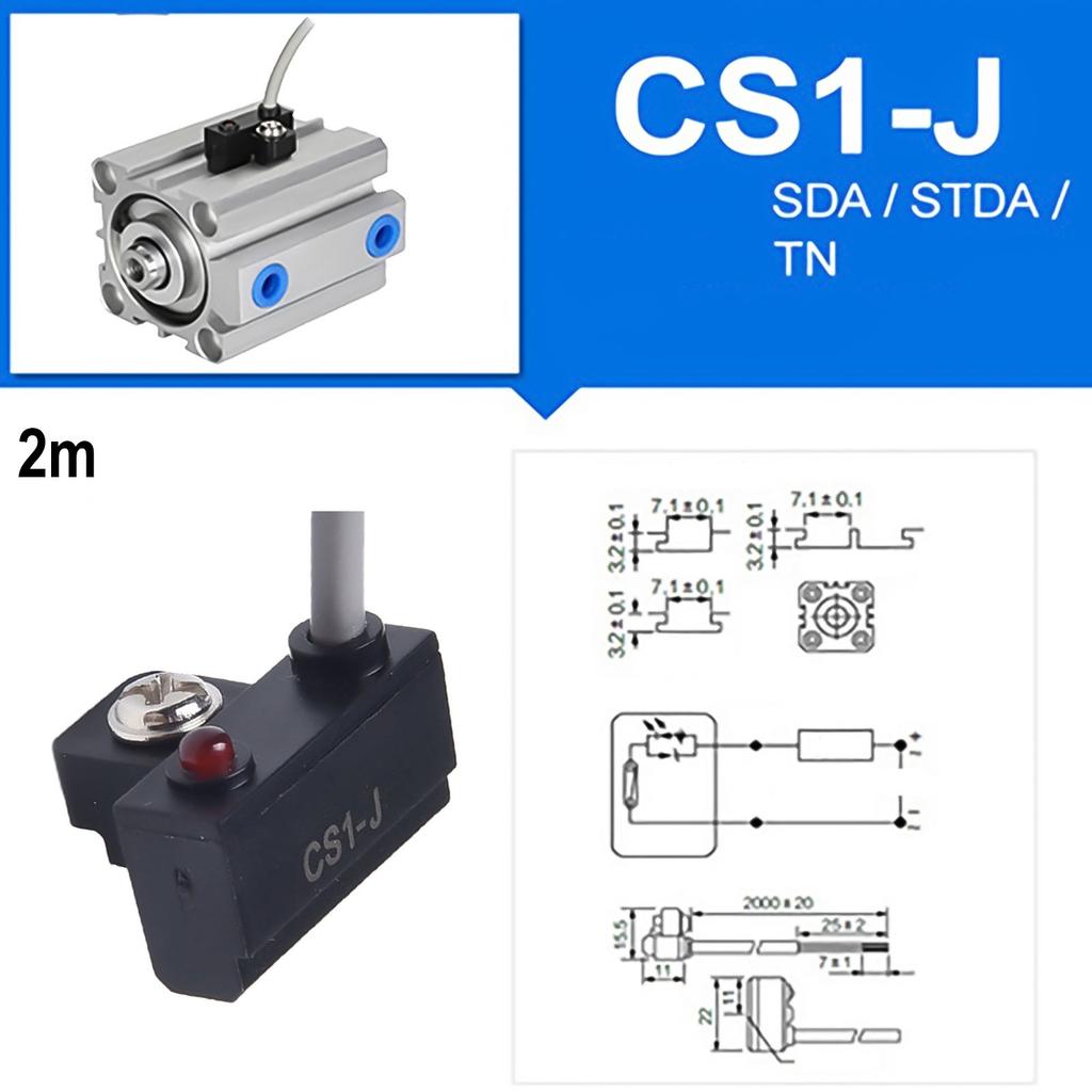 Магнитный датчик Геркон Индикаторная лампа Перегрузочная способность