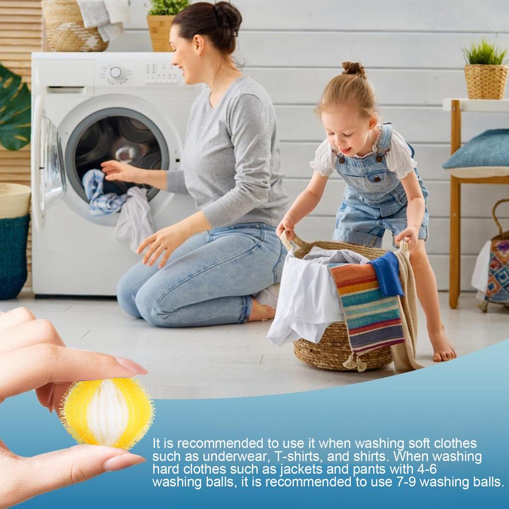 12-pack Pet Hair Remover, Washing Machine Safe, Reusable Pom-poms For Removing Pet Hair And  Hair.