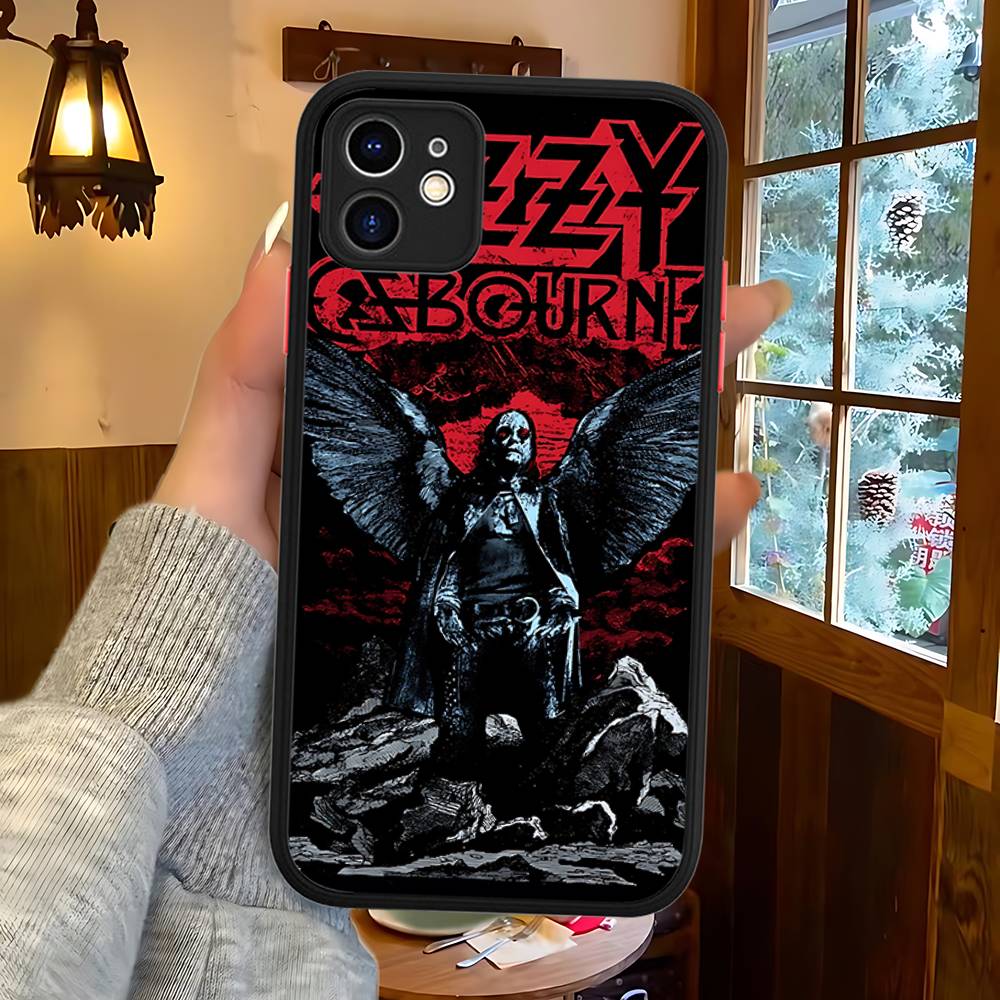 Чехол для телефона O-Ozzy Osbourne Band для iPhone 16 15 14 Plus 15 13 12 11 Pro Max X XS MAX Матовый чехол