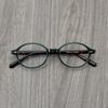 2025 Fashionable Women Acetate Glasses Frame Korea Style Vintage Small Oval Eyeglasses Brand Design Ultralight Eyewear