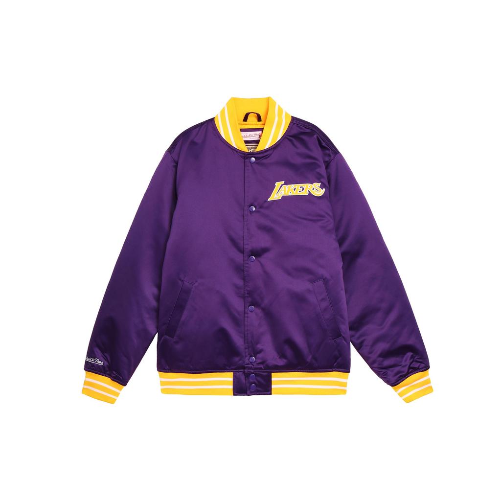 Mitchell Ness Baseball Jacket Unisex Purple OJBF3413-LALYYPPPPURP