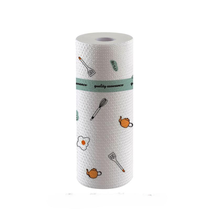 Одноразовая салфетка для ленивых Little Cotton Kitchen, салфетка для мытья посуды, впитывающая воду антипригарная губка для мытья посуды