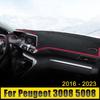Автомобиль Для Peugeot 3008 5008 GT Hybrid 2016 - Коврик на приборную панель Избегать световых бликов ПротивоУФ Ковры 2017 2018  20