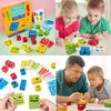 Funny EXpression Puzzle Colorful Building Blocks Educational Montessori Toys