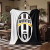 Juventus FC Print Flannel Blanket Soft Warm Sofa Bed Throw Blanket For Home Office Bedroom