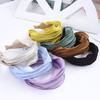New Fashion Soft Women Summer Hair Hair Hoop Hair Bands For Girls Solid Color Headbands Designer Hairband Hair Accessories