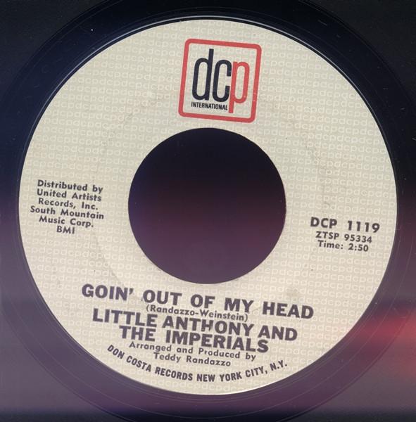 7-дюймовая пластинка LITTLE ANTHONY & THE IMPERIALS - Goin' Out Of My Head DCP1119 DCP Internation 1964 США Соул/Фанк Б/у