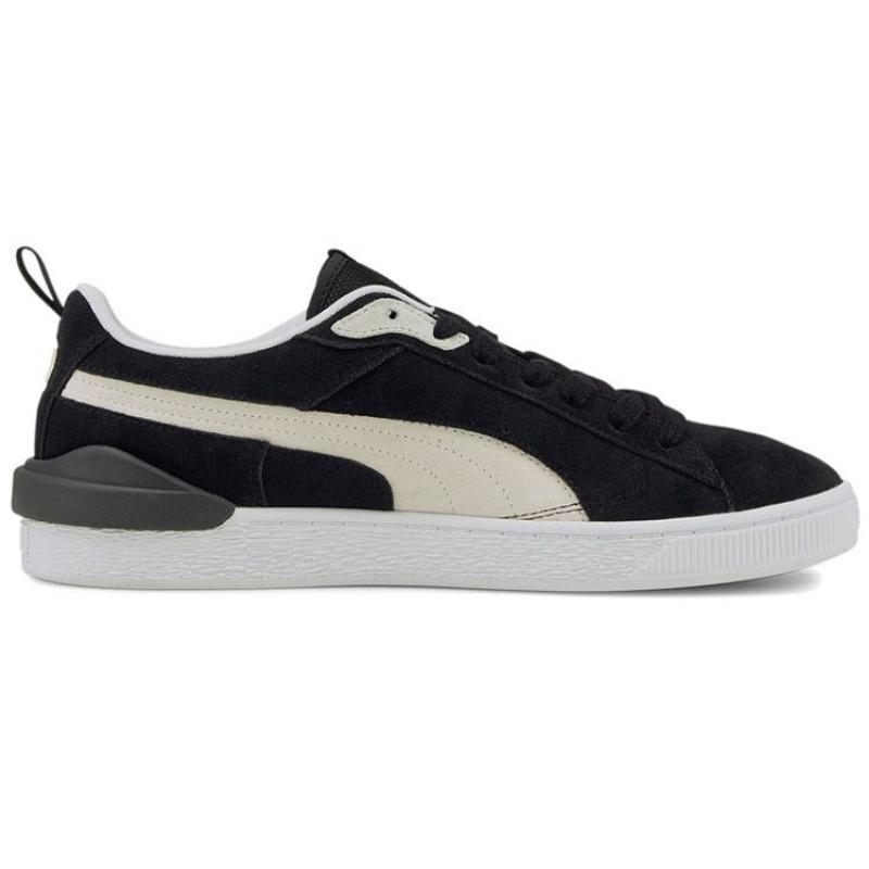 Puma Замшевые Блок Унисекс Низкие Кеды для Скейтбординга Повседневные Износостойкие Сбалансированные Легкие Черно-белые 381183-02