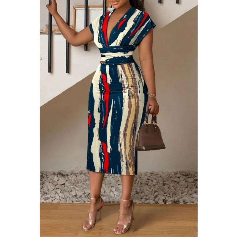 YYFS Women's Fashion Summer Spring Sleeveless V-Neck Casual Dresses