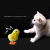 Cute Simulation Chicken Jumping and Running Clockwork Toy Teasing Cat God Tool Cat Dog Toy