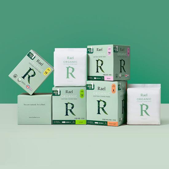 Выберите 1 из 7 гигиенических прокладок Lael Organic Cotton Cover