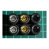 Scale Custom Set of for and Approximately for Miniature 1/64 Wheels, 3, SUVs, Off-road Tires, Silver, Gold, Black, AH0030, 14.0mm, Cars, Etc. [Used]
