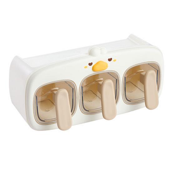 Wall-Mounted Spice Rack with Spoon Transparent Sealed Seasoning Dispenser Multi-Functional Spice Rack Box Jar Kitchen Storage Organizer