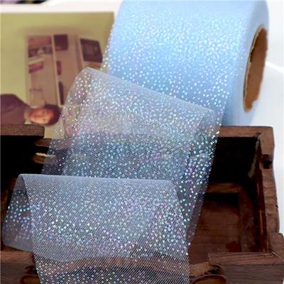 Шпилька Орнамент DIY Товары для рукоделия Ткань Сетчатый пояс Радужный тюль Лента в серебряный горошек Тесьма