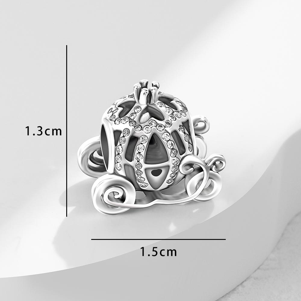925 Silver Halloween Jewelry Skull Bat Pumpkin Ghost Pendant Charm Bracelet Women Fashion Gift
