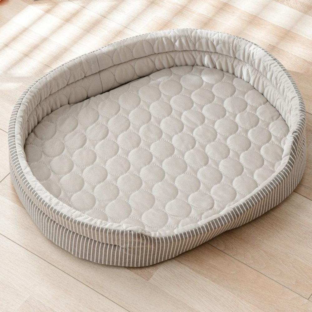 Oval Dog Cooling Bed Breathable Cat Sleeping Mat Dog Mattress Pet Cooling Mat Dogs Cats