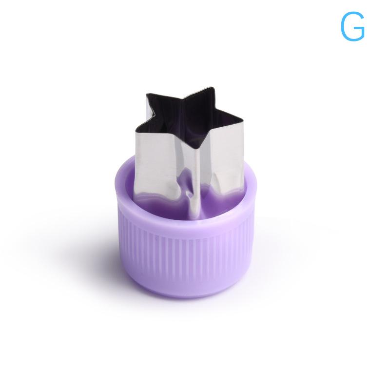 1Pc Vegetables Cutter Plastic Handle Stainless Fruit Cutting Die Kitchen Gadgets