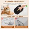 Перчатка для удаления шерсти домашних животных 2-в-1 - Многоразовые статические рукавицы для груминга собак и кошек, Двусторонняя щетка для удаления шерсти с мебели