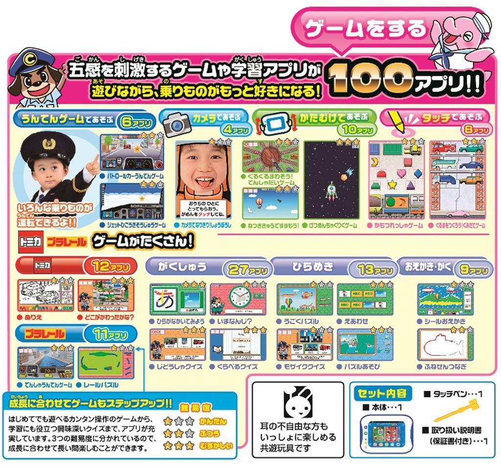 Shogakukan Picture Book NEO Pad Vehicles Comparison Edition ~ + ~