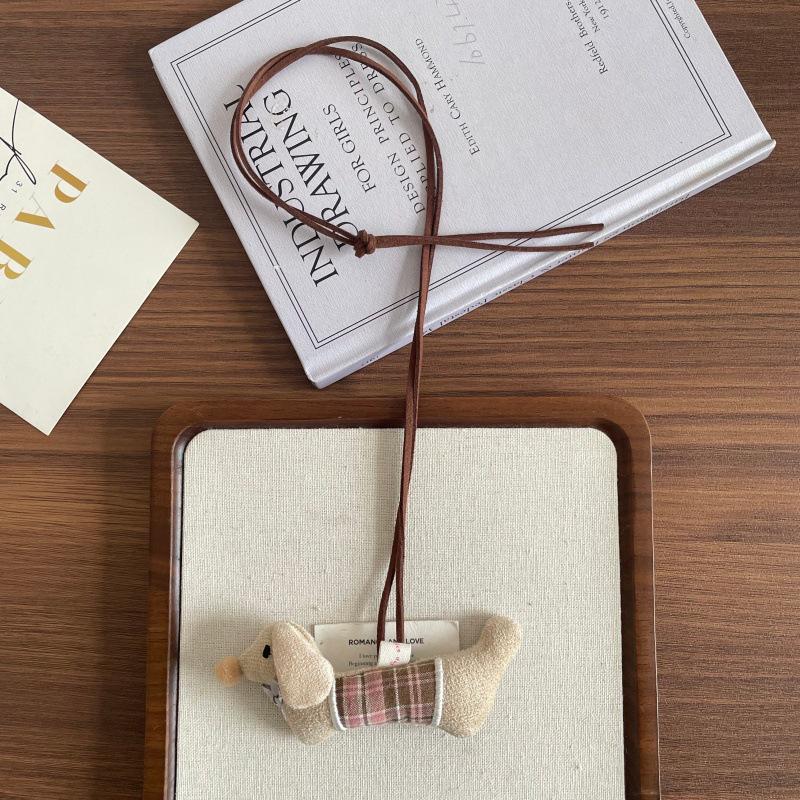 Корейское ручное детское ожерелье с кулоном в виде мультяшного животного