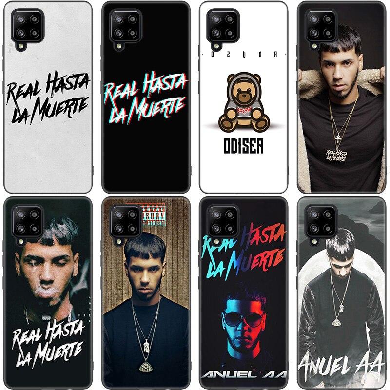 Чехол для рэпера Anuel aa Ozuna для Samsung Galaxy A12 A02S A22 A32 A52 A72 A71 A51 A41 A31 A21 A11 A50 A70 A10S A20S черный