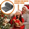 USB Одеяло с подогревом Электрическая шаль Накидки Обогревающее одеяло для колен Плед Изоляция Подогреваемая теплая подушка 5 В Открытый кемпинг Спальный лист