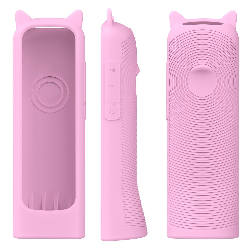 Cute Standing Silicone Remote Cover for Roku TV Remote, Glow Remote Case for Roku Player Simple/Voice Remote(Not for Ultra/Pro)