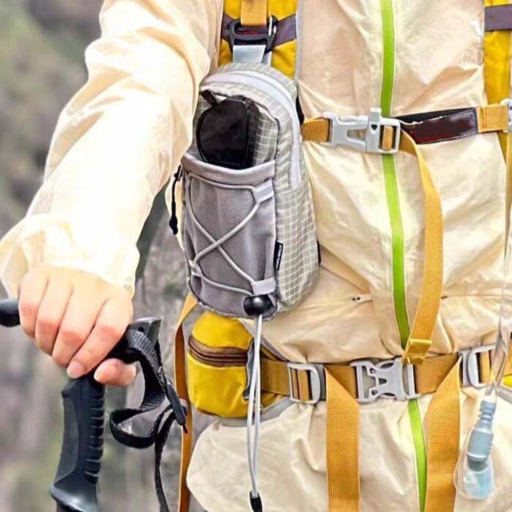 Polyester Mountaineering Accessory Pouch Backpack Attachment Nylon Drawstring Bag Men