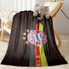 Cristiano Ronaldo Portugal Flag Blanket Soft & Cozy Great for Office Chair Bed Livingroom for All Occasions Modern Style
