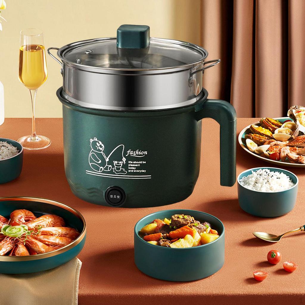 Маленькая электрическая рисоварка 600 Вт, кастрюля для приготовления лапши, рамена, пельменей, стейка только