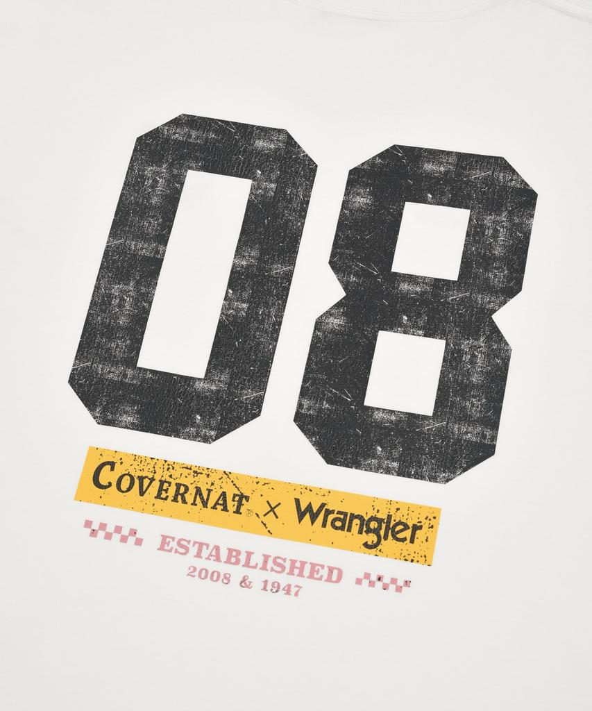 COVERNAT [Covernat X Wrangler] 08 Винтажная футболка Белая