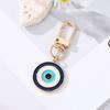 Pendant Car Key Ring Handbag Charms Blue Eye  Key Chain Irregular Heart Keyring Evil Eye Keychain