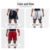 Jordan Мужские спортивные шорты Dri-FIT с контрастной полосой, быстросохнущие