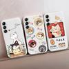Мягкий силиконовый чехол с рисунком кота для Xiaomi Redmi Note 13 Pro 13C Samsung A55 M35 S24 iPhone 15 Huawei Honor Realme Camera Защитный противоударный чехол