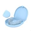 Portable Dental Retainer Case Vent Holes Teeth Retainer Container  for Orthodontic Use