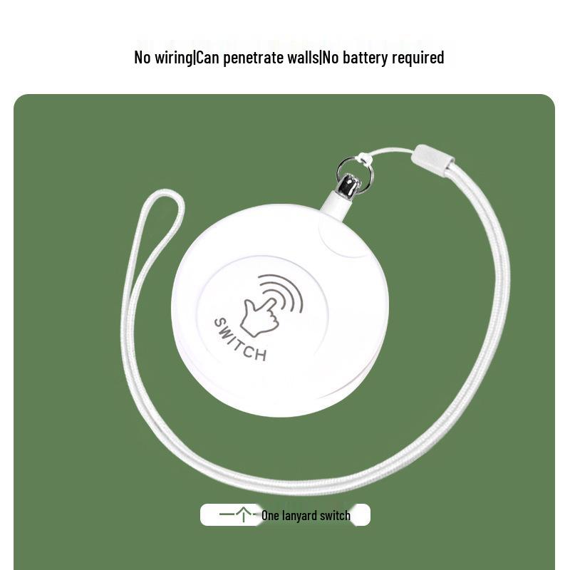 Battery-Free Wireless Switch: Easy Install, Multi-Control, Stick-On Design
