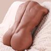 HWC-19 Half Body Armless Brown Large Penis Silicone True Touch Muscle Sex Doll True Penis Female Adult Toy Masturbator