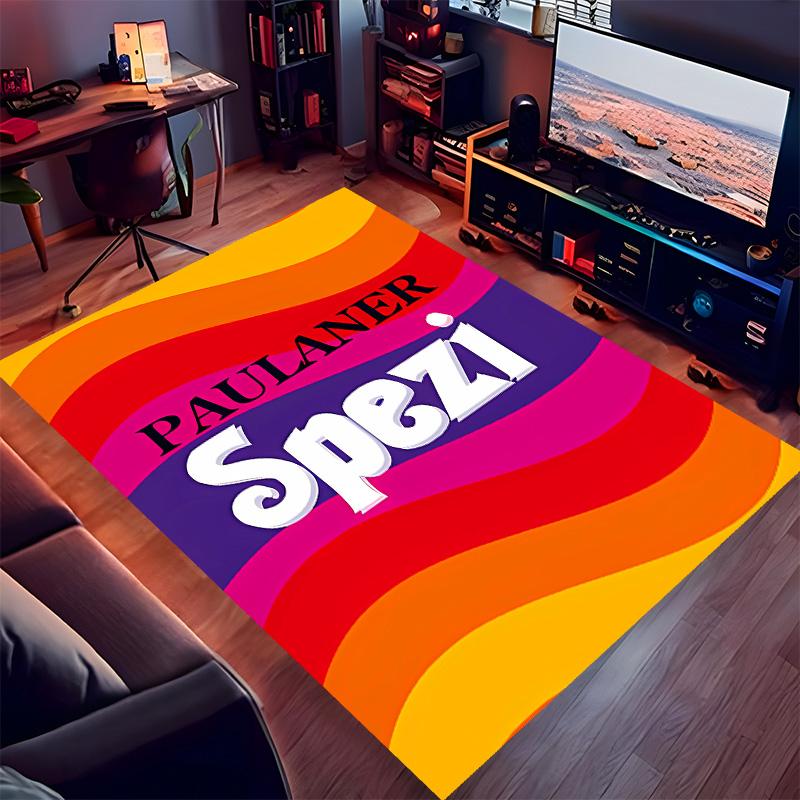 Spezi logo Printed Absorbent Washable Carpet, Non-Slip Bathroom Mats, Kitchen Rugs, Yoga Mat,Living Room Entrance, Camping Picnic Rugs