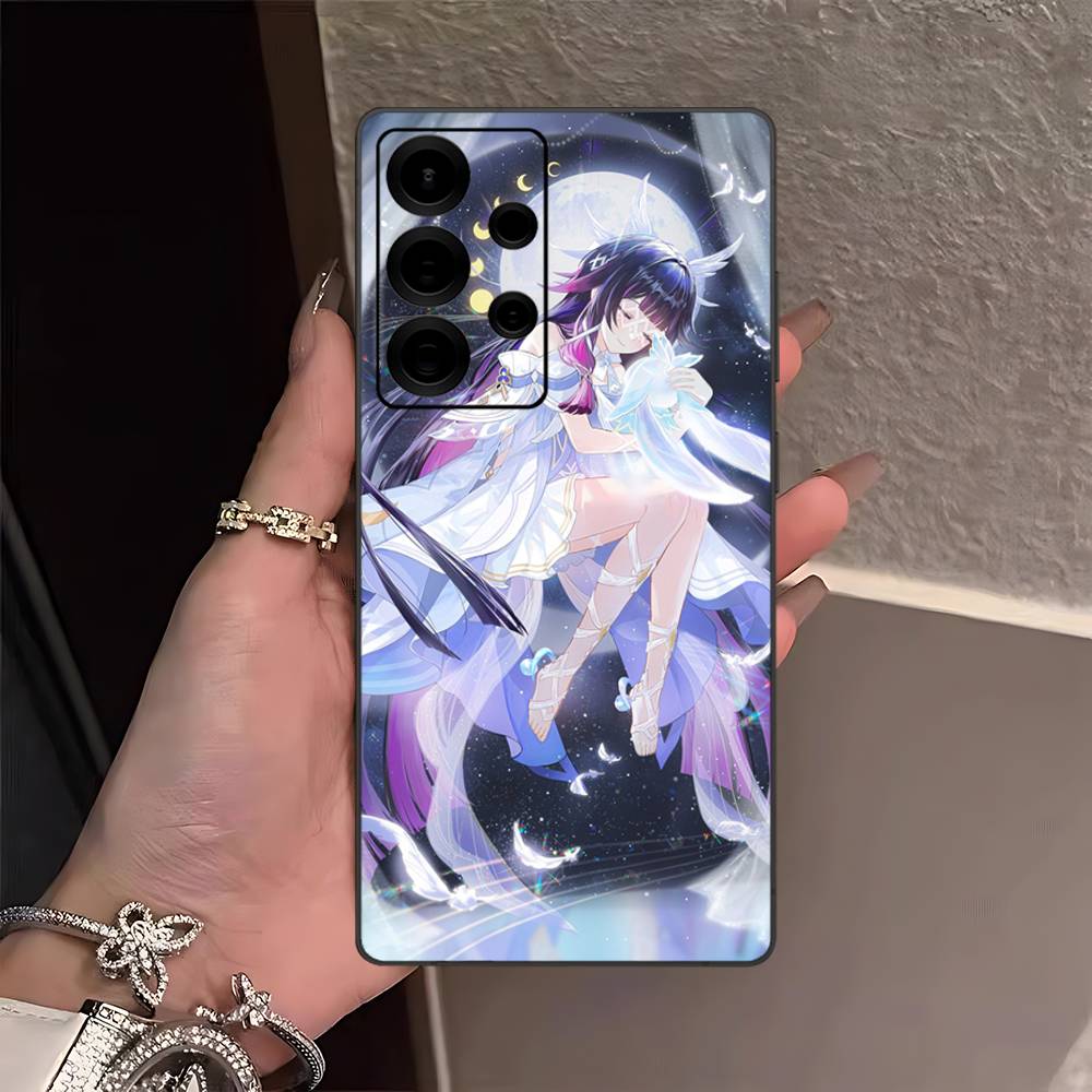 Чехол для телефона Genshin Impact Коломбина Для Samsung A 52 53 21 32 13 12 71 31 51 40 72 73 70 22 42 50 30 20 21 Оболочка