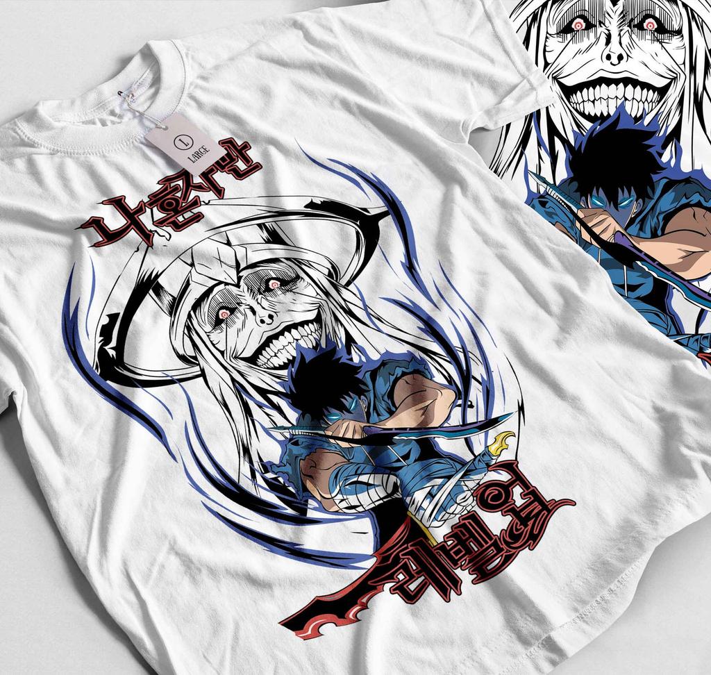 Fire Style / Sung / Streetwear / Japan Style / Anime Shirt Unisex / 100% Cotton
