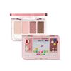 Палитра теней для век ETUDE Play Color Eyes Mini True Nutsume / 4 цвета, мерцающие, матовые, в стиле ретро Хэйсэй, 1 шт.