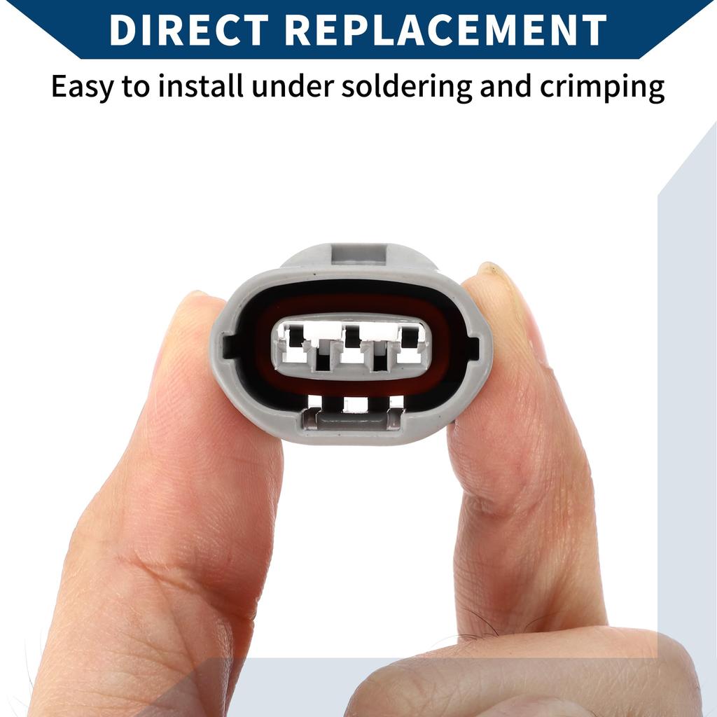 Hihaha Toyota Compatible Alternator Power Connector Plug / Inner Female Wire Terminal Connector /