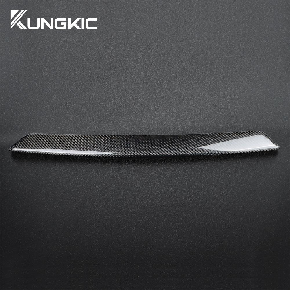 Real Hard Carbon Fiber For Abarth 595 695 2017 2018 2019 2020 2025 2025 2025 Car Front Bumper Decorarion Dry Carbon Accessories