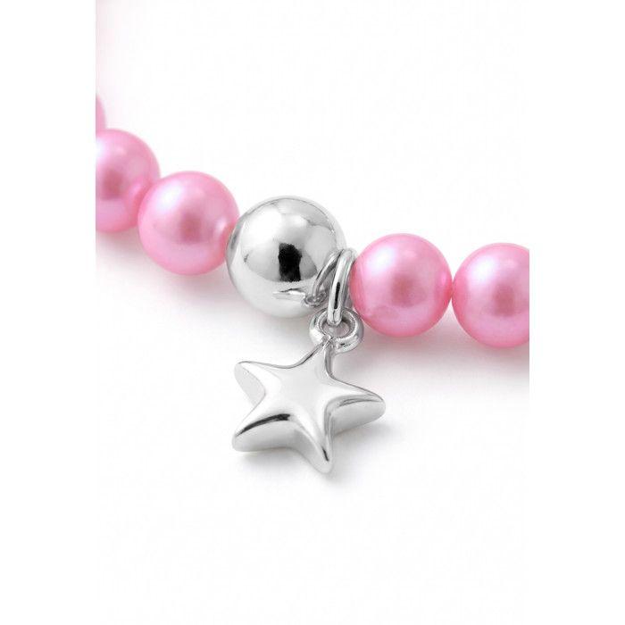 Bracelet - Pearls & Colors - My Star - Perles d'Eau Douce 5-6 mm - Argent 925 - Élastiqué