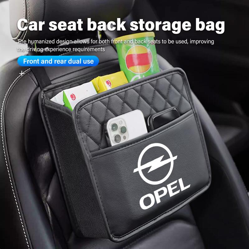 Car Seat Back Hanging Storage Bag Tissue Water Cup Holder For Opel Corsa Mokka Astra Cascada Adam Insignia Meriva Vectra