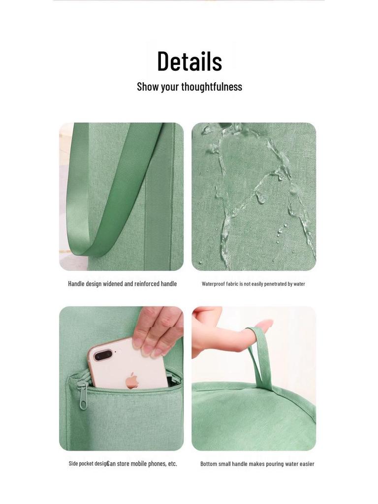 Утолщенная портативная термоизолированная ванночка для ног: Складная, глубокая, удобная для путешествий ванночка для ног для взрослых.