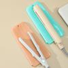 Silicone Hair Curling Wand Cover Hair Straightener Storage Bag Hairdressing Curling Iron Insulation Mat Heat Resistant Pouch