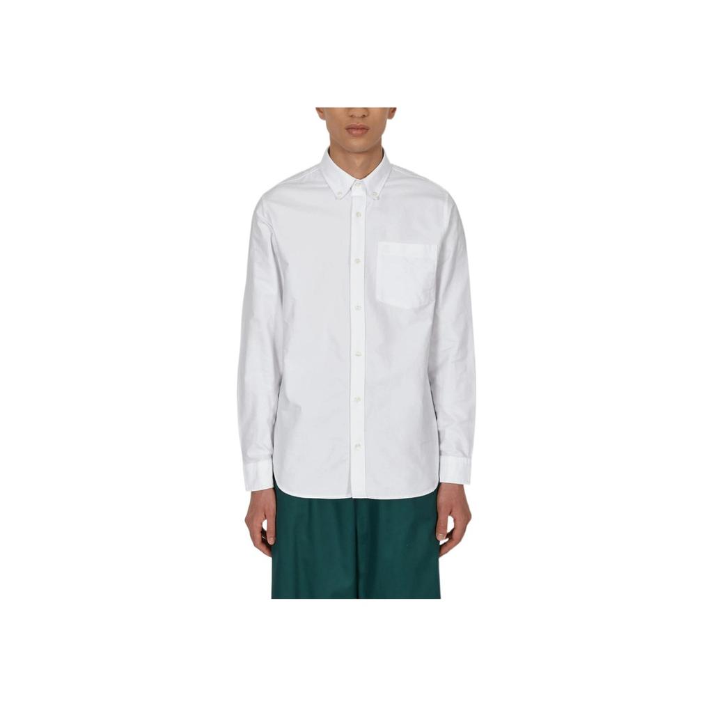 Carhartt WIP Однотонная рубашка с воротником, на пуговицах, с длинным рукавом, мужская рубашка I030799-0MG-XX