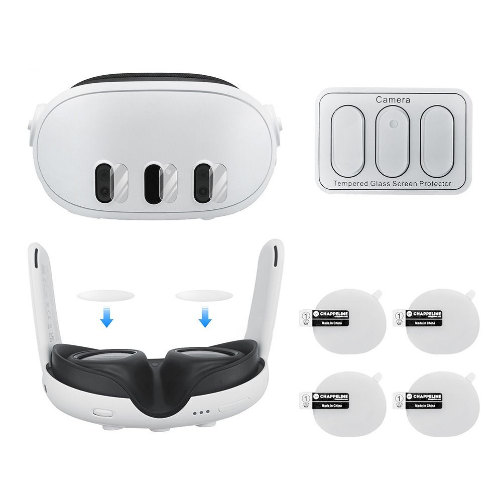 HD VR Glasses Protective Cover Transparent Screen Protector for Oculus Quest 2/Meta quest 3